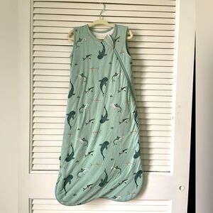 Kyte BABY Green Sleep Sack with Shark Print